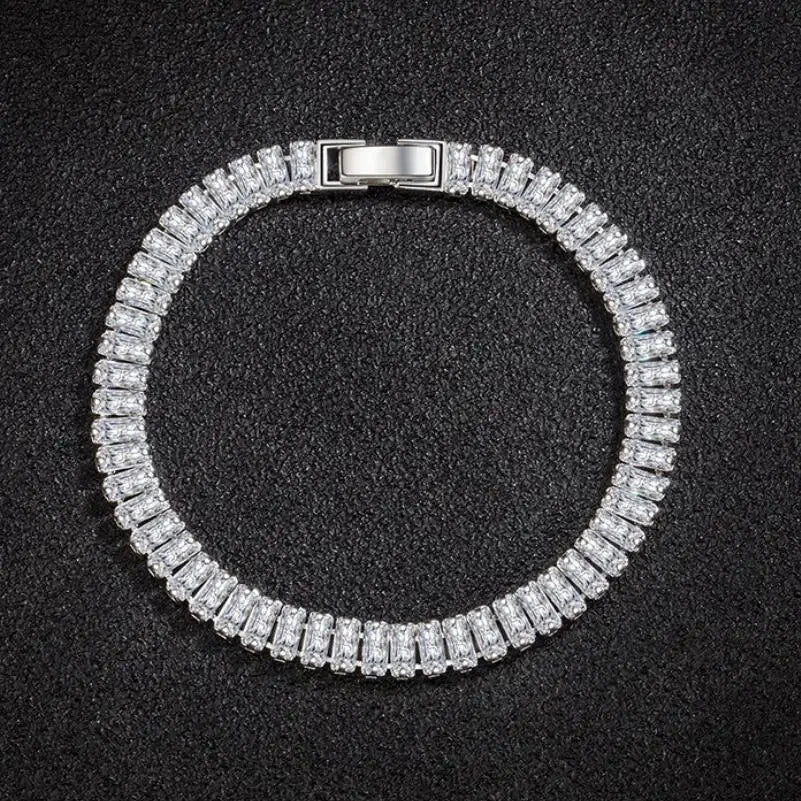 Pulsera de plata para mujer 18 cm