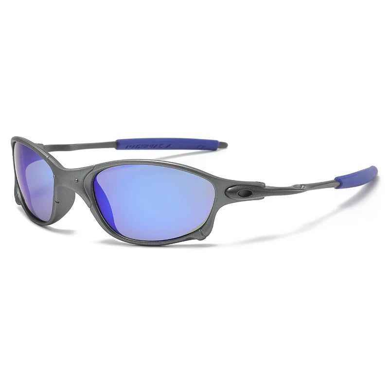 Gafas de sol deportivas coloridas, gafas de sol UV400, gafas de sol a prueba de viento para hombres y mujeres, gafas de sol retro para hombre