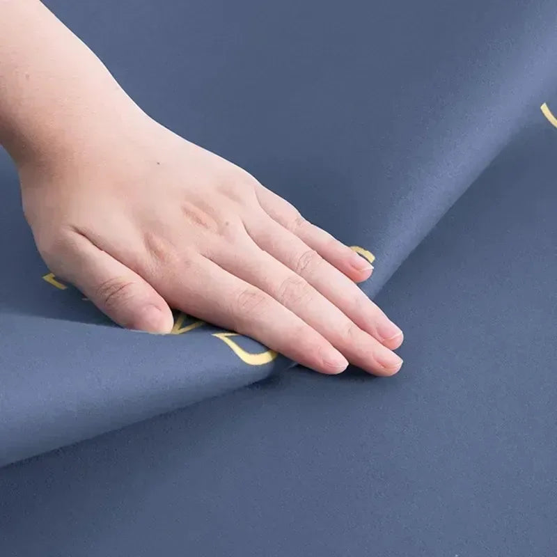 Alfombra de baño absorbente, alfombra de baño de terciopelo Coral, rápida absorción de agua, suave, cómoda, antideslizante, alfombra de suelo de secado rápido