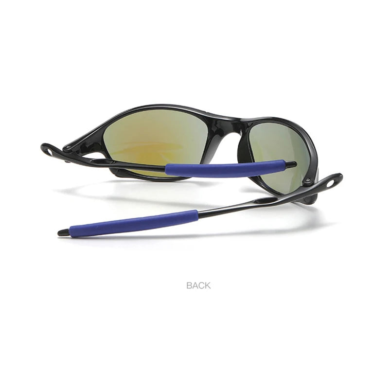 Gafas de sol deportivas coloridas, gafas de sol UV400, gafas de sol a prueba de viento para hombres y mujeres, gafas de sol retro para hombre