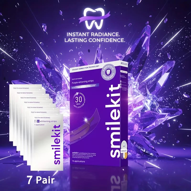 14/7/2021 pares de tiras blanqueadoras dentales, tiras blanqueadoras 9D para reducir la sensibilidad dental.