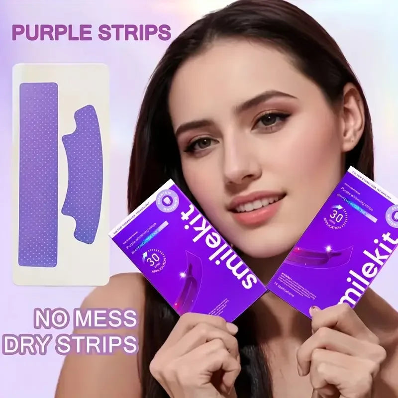 14/7/2021 pares de tiras blanqueadoras dentales, tiras blanqueadoras 9D para reducir la sensibilidad dental.