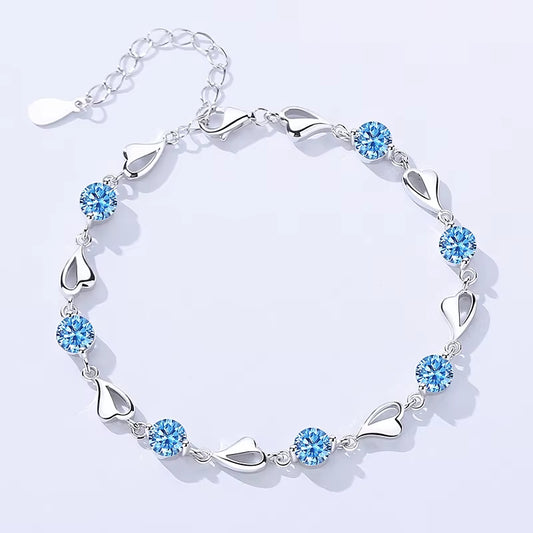 Pulsera de plata - Brazalete de cuentas ajustable de lujo - Diseño original